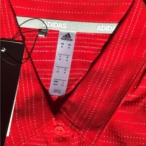 Adidas Women’s Red Gold Polo Shirt